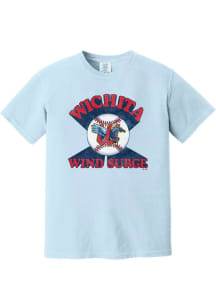 Summit Sportswear Wichita Wind Surge Womens Light Blue Soft Arch Short Sleeve T-Shirt