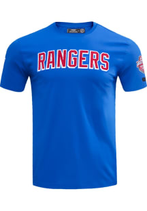 Pro Standard New York Rangers Blue Classic Chenille Short Sleeve T Shirt