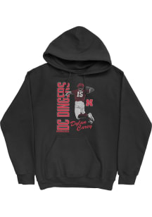 Dylan Carey Campus Ink Nebraska Cornhuskers Youth DC Dingers Long Sleeve Player Hoodie Black