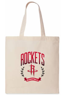 Houston Rockets White Canvas Tote