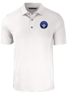 Cutter and Buck Montreal Impact Mens White Forge Recycled Short Sleeve Polo