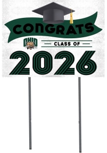 Ohio Bobcats KH Sports Fan Class of 2026 Yard Sign - Green