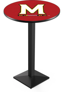 Maryland Terrapins Square Base Pub Table