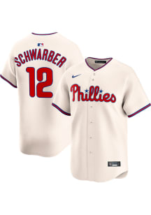 Kyle Schwarber Nike Philadelphia Phillies Mens White Alternate Limited Baseball Jersey