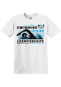 Summit Sportswear Big Ten White 2026 Women's Swimming & Diving Championships Long Sleeve T Shirt