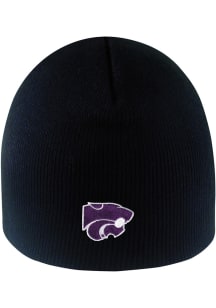 LogoFit K-State Wildcats Black Everest Mens Knit Hat