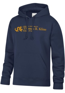 Drexel Dragons Mens Navy Blue THOMAS R KLINE SCHOOL OF LAW Embroidered Long Sleeve Hoodie