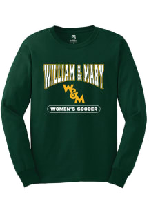 Summit Sportswear William & Mary Tribe Green Womens Soccer Long Sleeve T Shirt