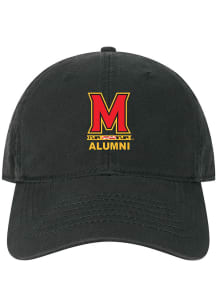 Legacy Maryland Terrapins Alumni EZA Twill Adjustable Hat - Black