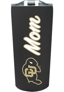 Colorado Buffaloes 18oz Soft Touch Mom Stainless Steel Tumbler - Black