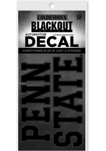 Penn State Nittany Lions Black Out Auto Decal - Black