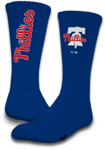 Philadelphia Phillies ISlide Primary Logo Mens Crew Socks