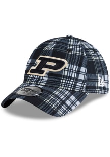 New Era Purdue Boilermakers Tartan Casual Classic Adjustable Hat - Gold