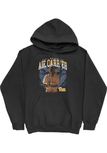 Lorenzo Carrier Campus Ink Pitt Panthers Youth Air Carrier Long Sleeve Player Hoodie Black