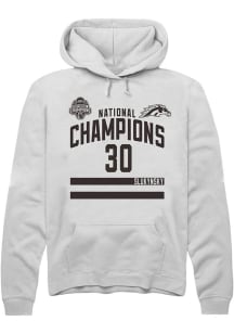 Hampton Slukynsky Western Michigan Broncos Mens White NIL 2025 National Champions Shirzee Player H..
