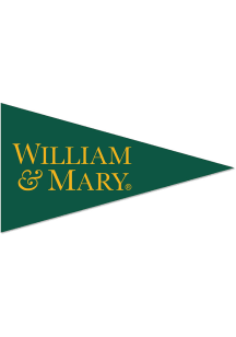 William & Mary Tribe 82171 Mini Pennant Magnet Banner - Green
