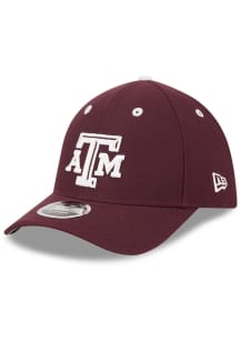 New Era Texas A&M Aggies Mens Maroon NCAA Replica 39THIRTY Modern Crown Flex Hat