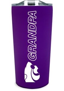 K-State Wildcats 18oz Grandpa Soft Touch Stainless Steel Tumbler - Purple