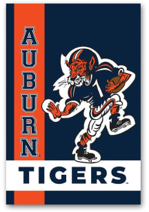 Auburn Tigers Football Mascot Garden Flag - Navy Blue