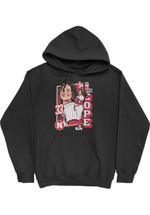 Emmerson Cope Nebraska Cornhuskers Mens Black Portrait Player Hood
