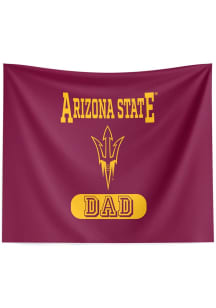 Arizona State Sun Devils Dad 34x40 Tapestry Blanket