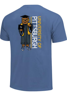 Pitt Panthers Light Blue Achievement Unlocked Short Sleeve T Shirt