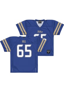 Sean Hill  Campus Ink Tulsa Golden Hurricane Blue NIL Football Jersey