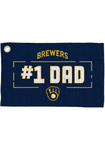 Milwaukee Brewers #1 Dad Waffle Golf Towel