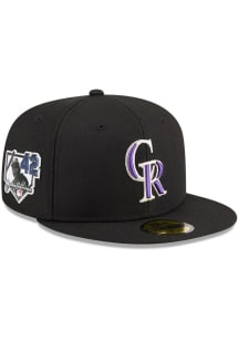 New Era Colorado Rockies Mens Black 2026 Jackie Robinson Day  59FIFTY Fitted Hat