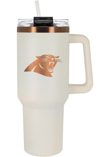 Carolina Panthers 40oz Colossus Stainless Steel Tumbler - White