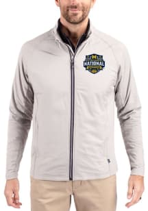 Cutter and Buck Michigan Wolverines Mens Anthracite 2026 MBB Champions Adapt Eco Big and Tall Ligh..