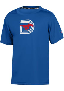 Champion SMU Mustangs Youth Blue Mascot Short Sleeve T-Shirt