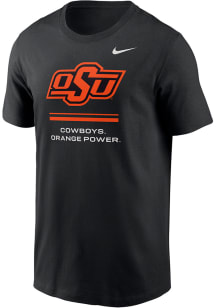 Nike Oklahoma State Cowboys Black Dri-Fit Core Short Sleeve T Shirt
