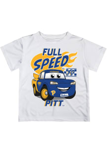 Vive La Fete Pitt Panthers Youth White Full Speed Short Sleeve T-Shirt
