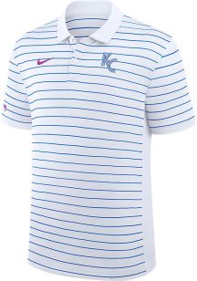 Nike Kansas City Royals Mens White Authentic Collection City Connect Short Sleeve Polo