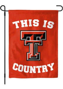 Texas Tech Red Raiders This Is Country Garden Flag - Red