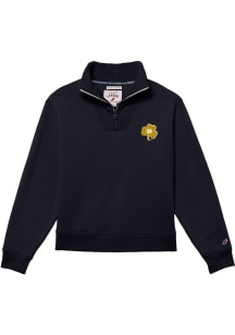 Notre Dame Fighting Irish Womens Navy Blue 1991 Qtr Zip