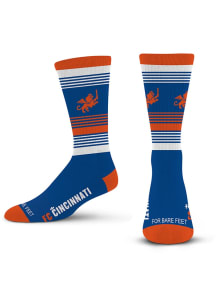 FC Cincinnati Ombre Stripe Mens Crew Socks