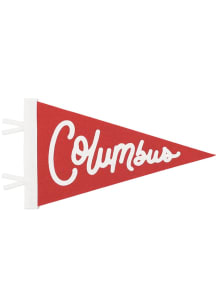 Columbus City Pennant - Red