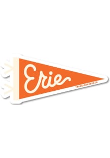 Erie Pennant Stickers - Orange