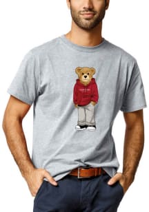 Harvard Crimson Ash Harvard Bear Short Sleeve T Shirt