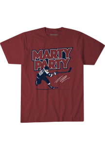 Martin Necas Colorado Avalanche Maroon Marty Party Short Sleeve Fashion Player T Shirt