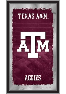 Texas A&M Aggies Football Hanging Back Bar Mirror