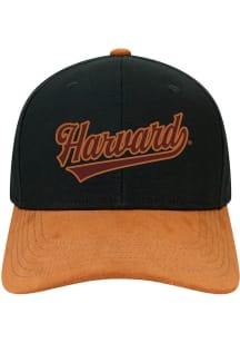 Legacy Harvard Crimson Mid Pro Trucker Adjustable Hat - Black