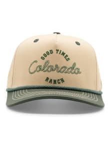 Colorado Green Good Times Colorado 5 Panel Peak Ripstop Mens Snapback Hat