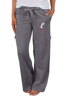 Concepts Sport Cincinnati Bearcats Womens Charcoal Trackside Cargo Loungewear Sleep Pants