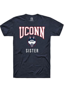 Summit Sportswear UConn Huskies Navy Blue Sister Short Sleeve T Shirt