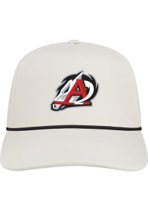 Arkansas Travelers Caddy 5-Panel Rope Adjustable Hat - White