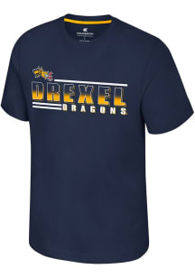 Colosseum Drexel Dragons Navy Blue Baron Short Sleeve T Shirt