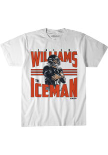 Caleb Williams Chicago White Ice Man Short Sleeve Fashion Player T Shirt